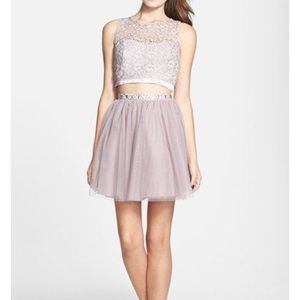 Sequin Hearts Two Piece Dress